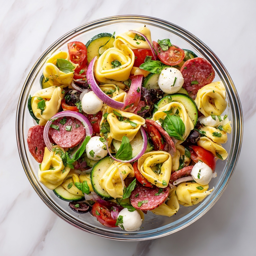 Italian Grinder Tortellini Salad: 5 Irresistible Flavors Recipe - Recipe Image