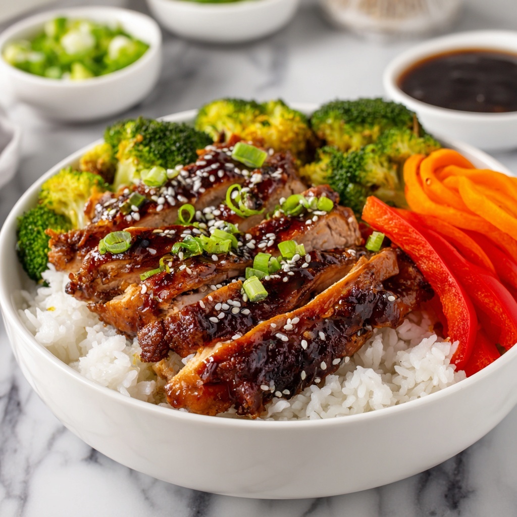 Teriyaki Chicken Bowls Recipe - Recipe Image