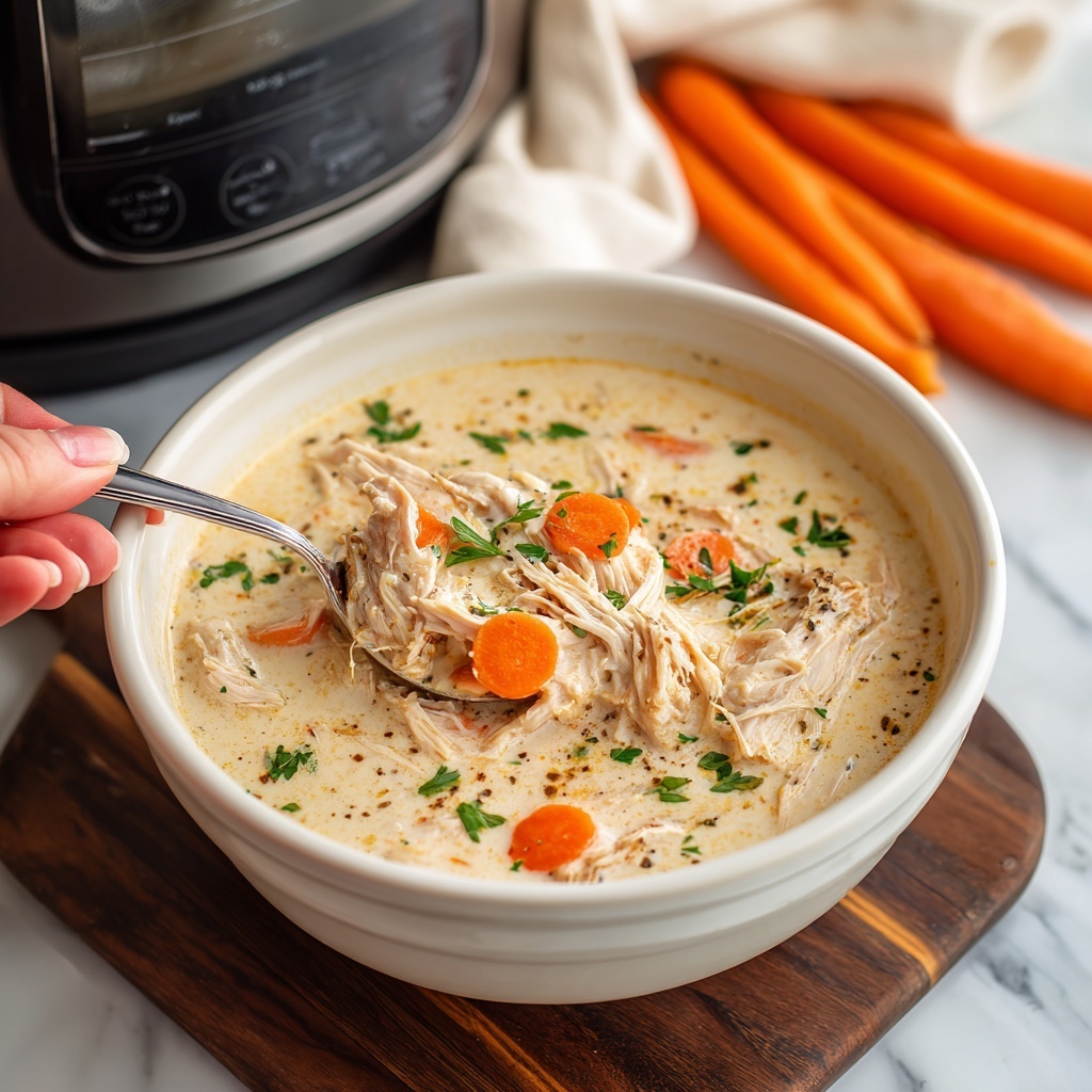 Small Batch Chicken Pot Pie Soup for Two Recipe - Recipe Image
