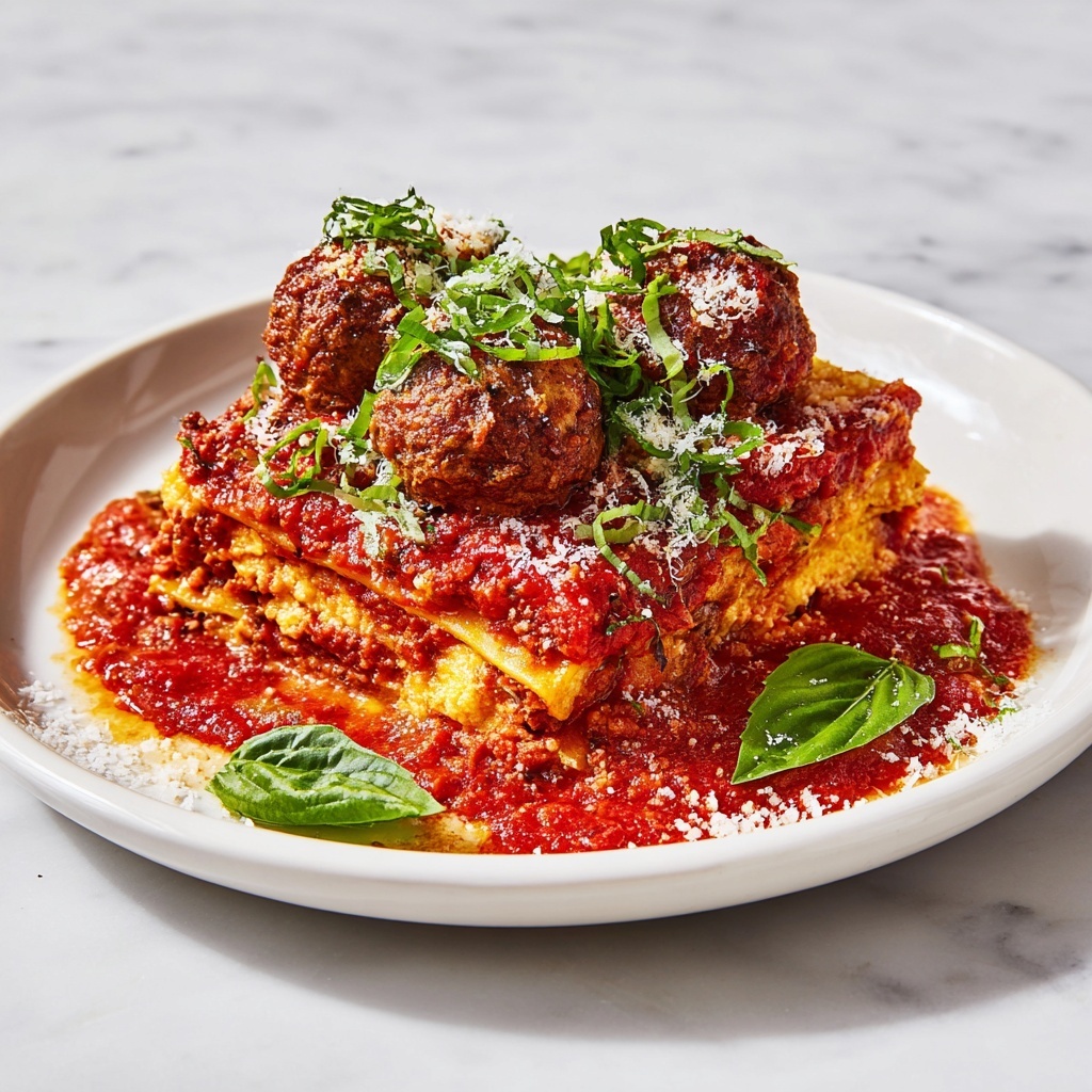 Instant Pot Dump and Go Meatball Lasagna Recipe - Recipe Image