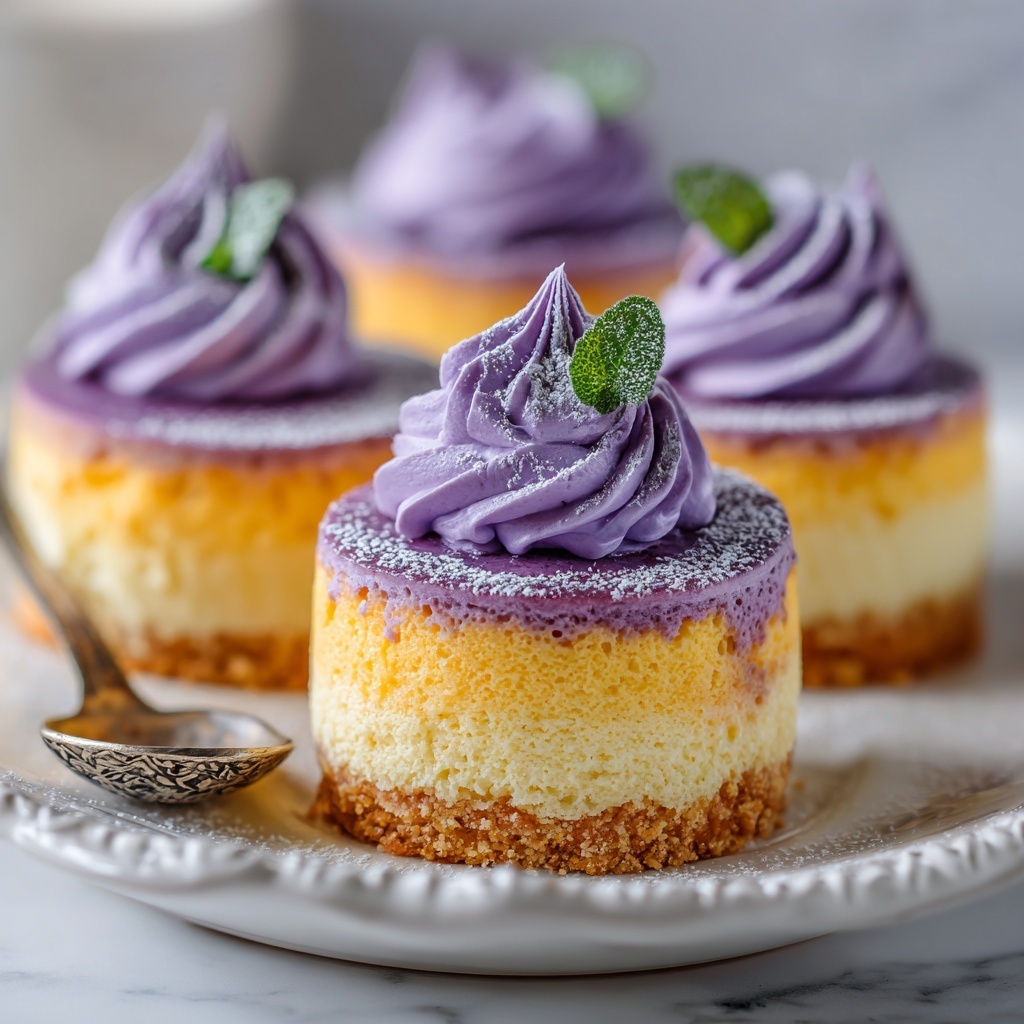 Japanese Mini Cotton Cheesecake Recipe - Recipe Image