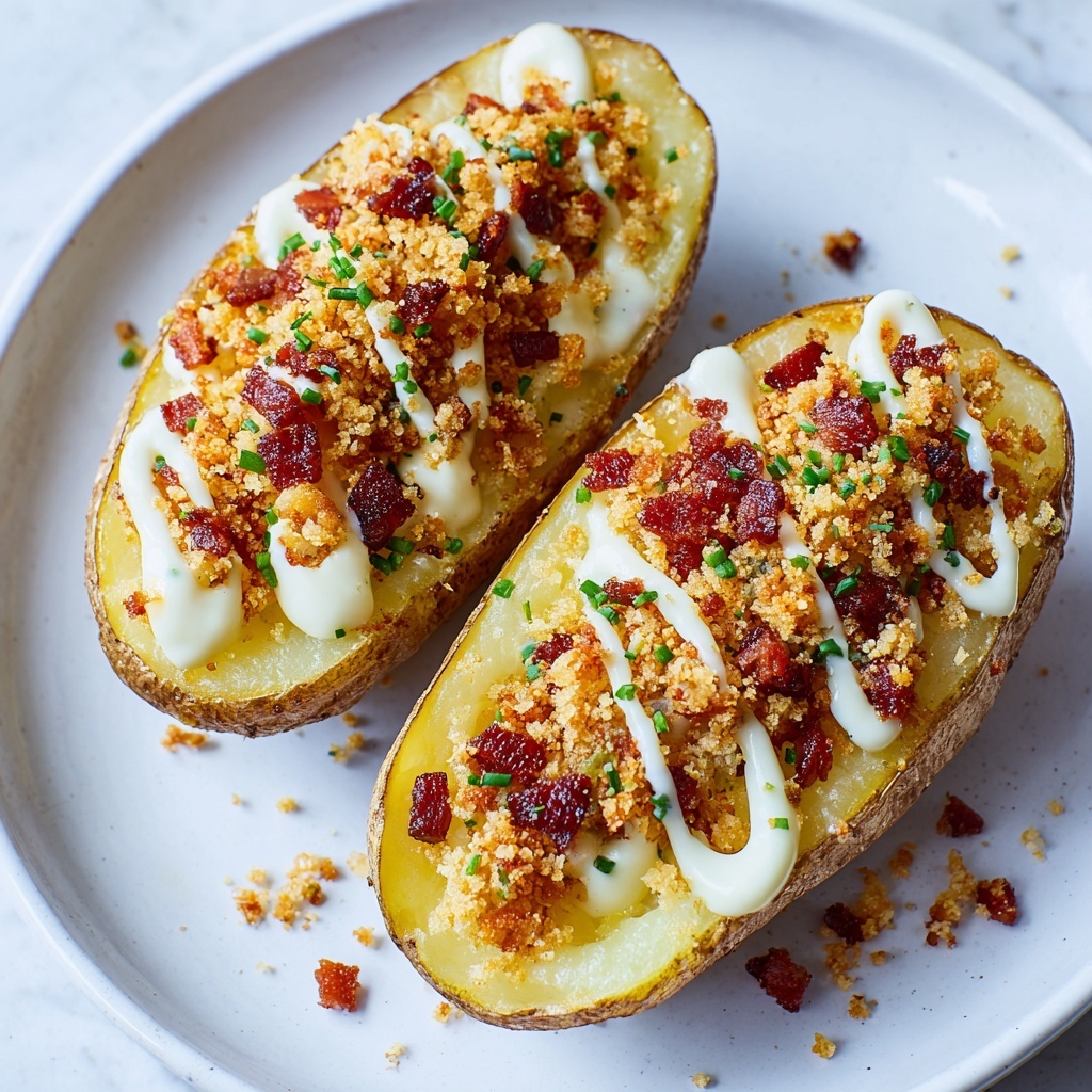Loaded Chicken and Veggie Potatoes with Creamy Butternut Squash Sauce Recipe - Recipe Image