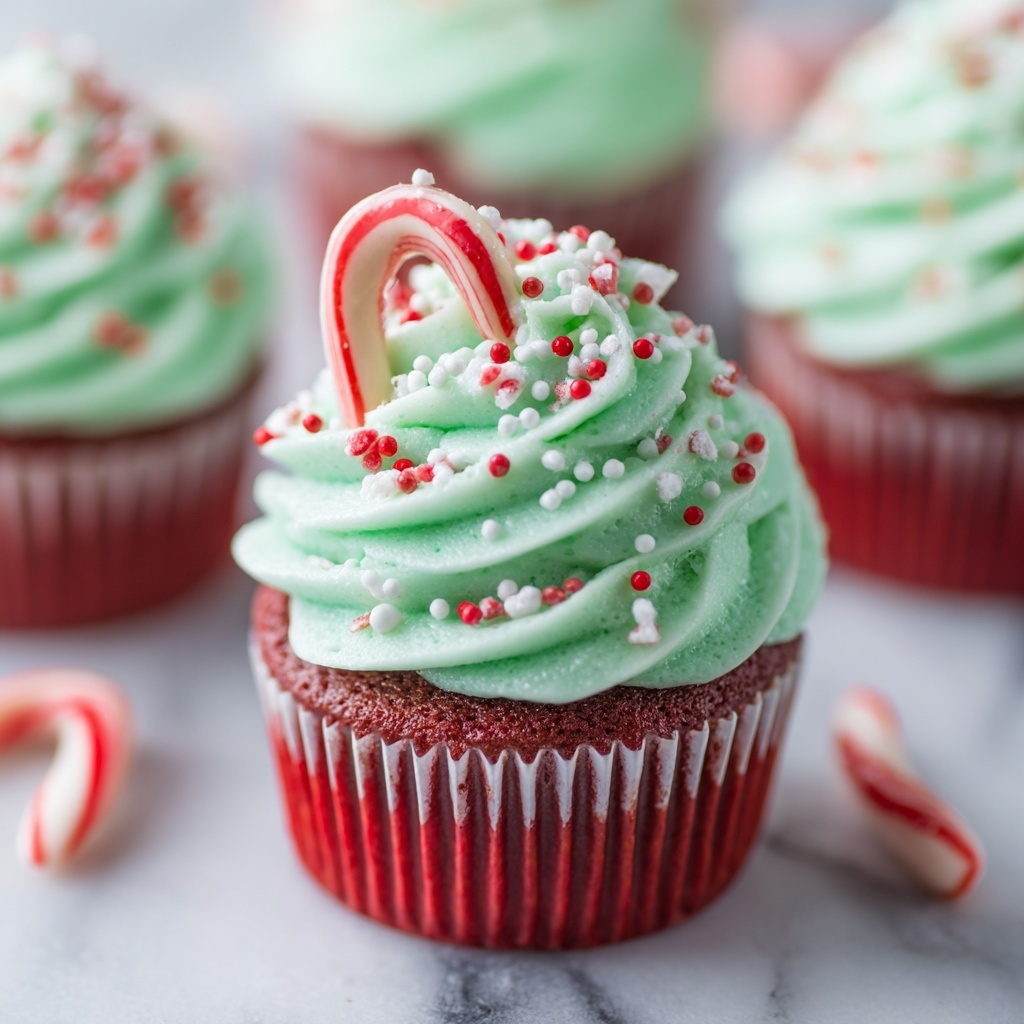 Easy Christmas Cupcakes Recipe - Recipe Image