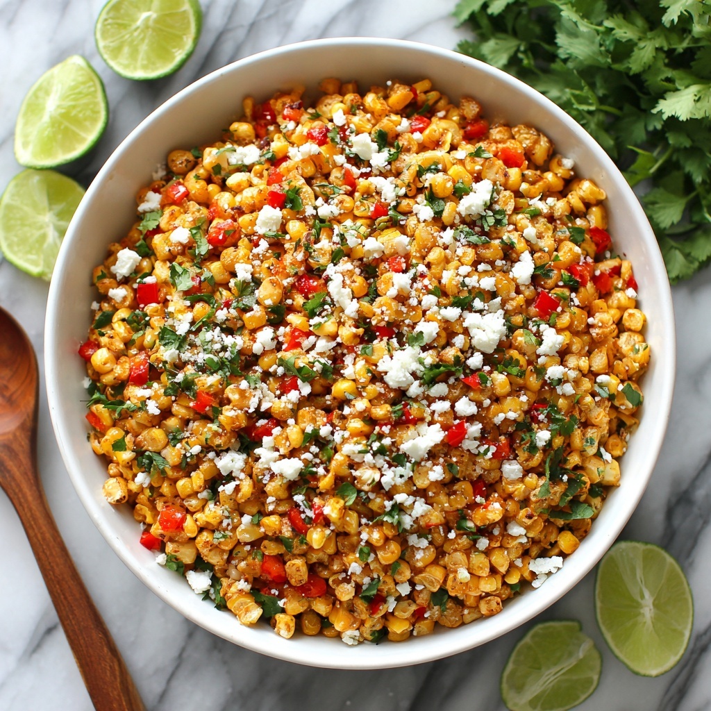 Chili-Lime Grilled Corn Salad Recipe - Recipe Image