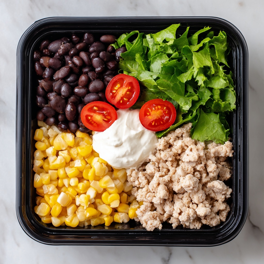 Taco Salad Meal Prep Bowls Recipe - Recipe Image