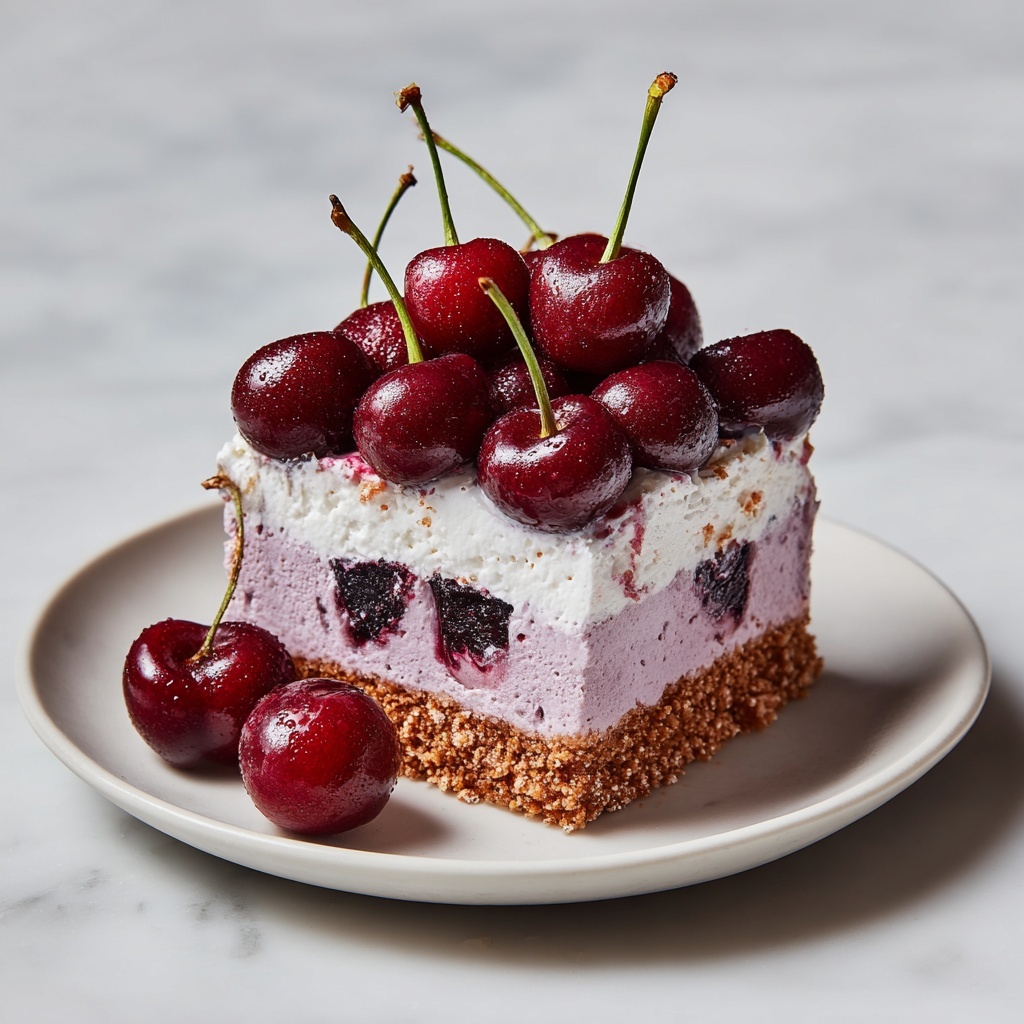 Cherry Delight Cheesecake Bars Recipe - Recipe Image