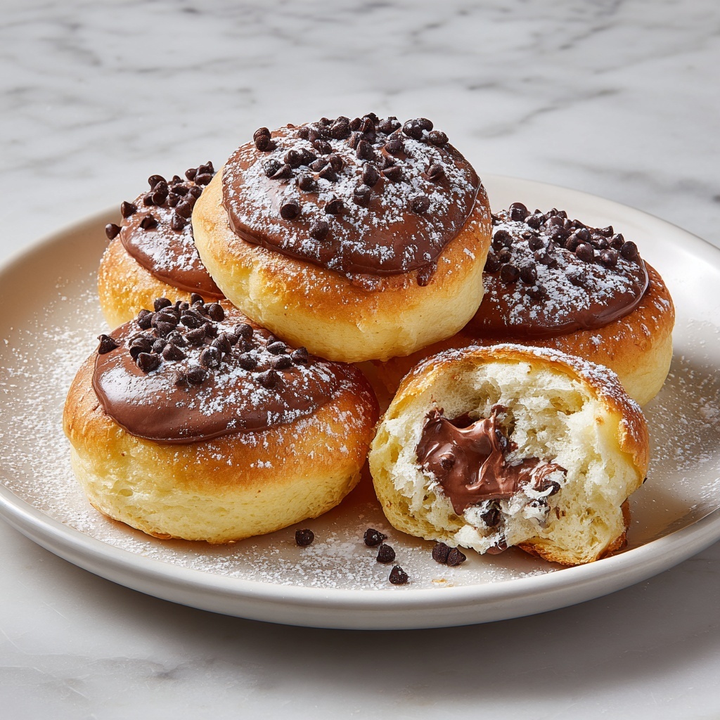 Air Fryer Nutella Stuffed Beignets Recipe - Recipe Image