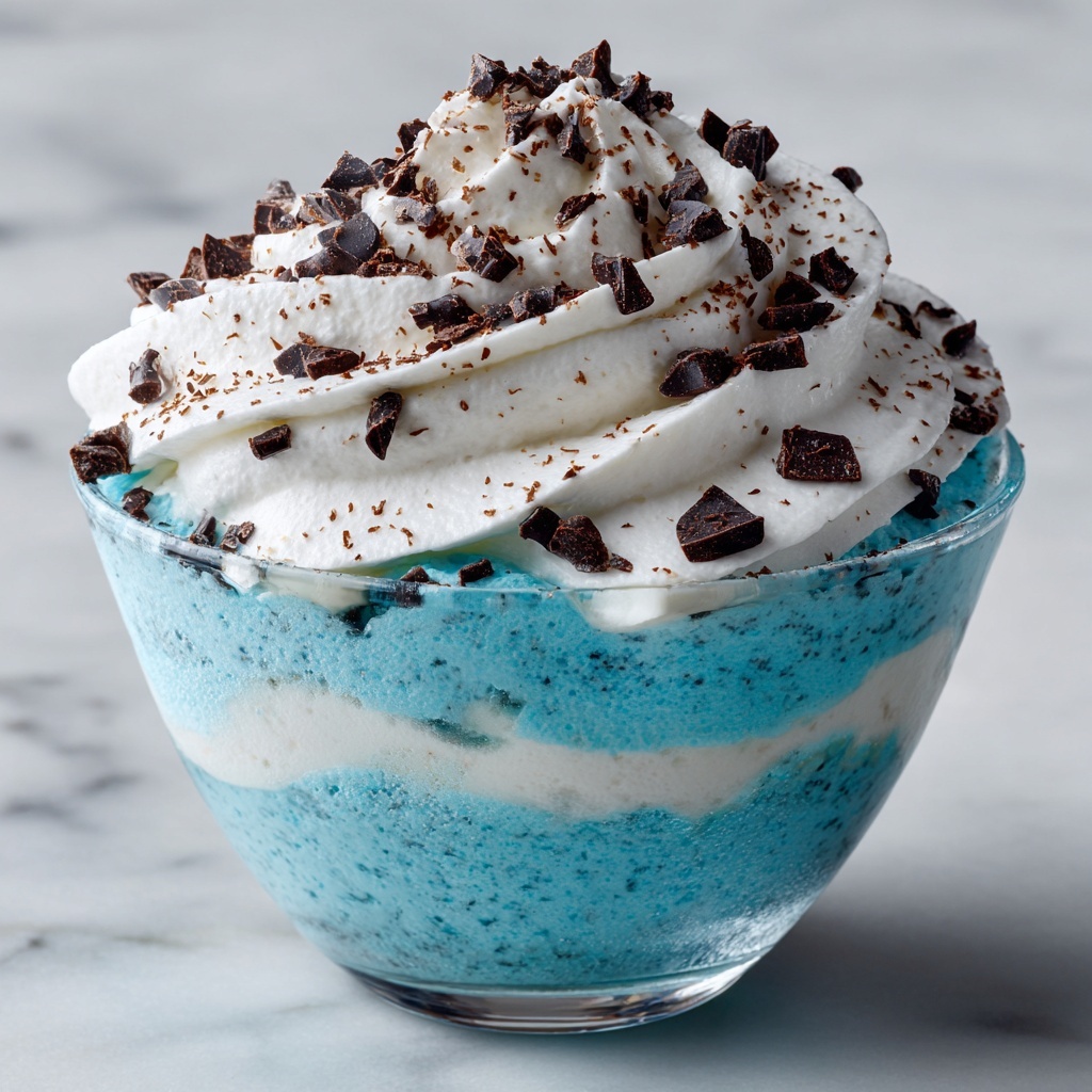 Cookie Monster Fluff: A Delicious No-Bake Dessert Recipe - Recipe Image