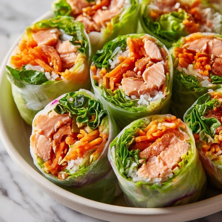 Savory Smoked Salmon Spring Rolls Recipe
