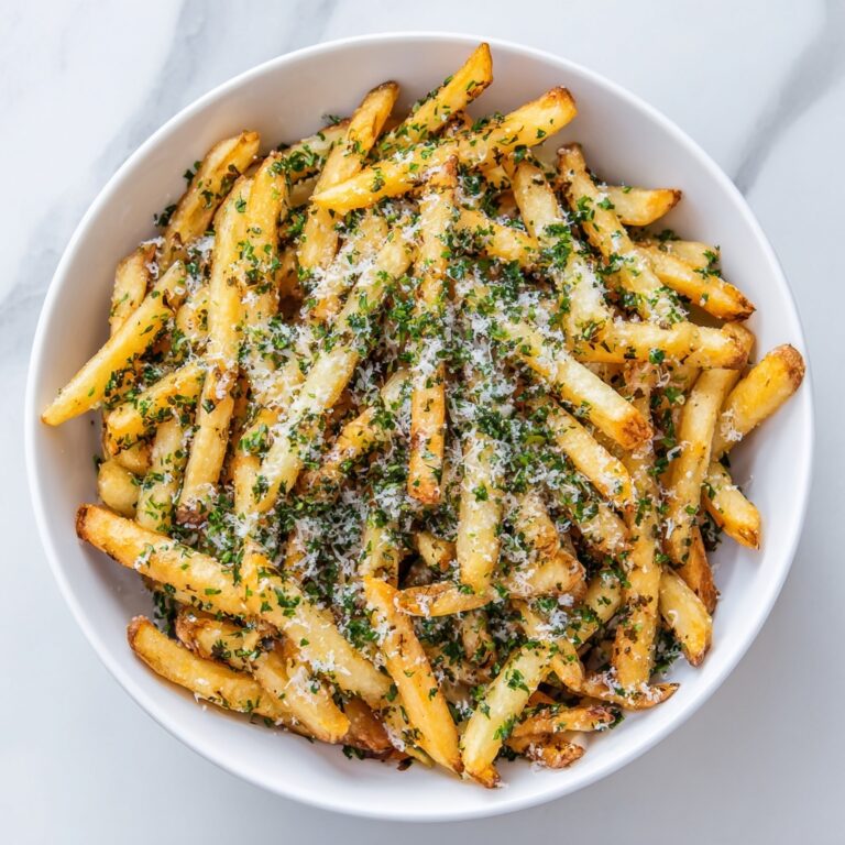 Crispy Air Fryer Garlic Fries Recipe
