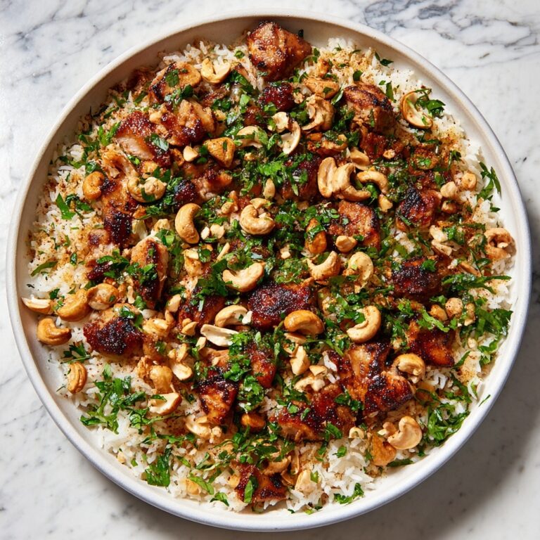 Instant Pot Chicken Biryani with Cashews and Fresh Herbs Recipe