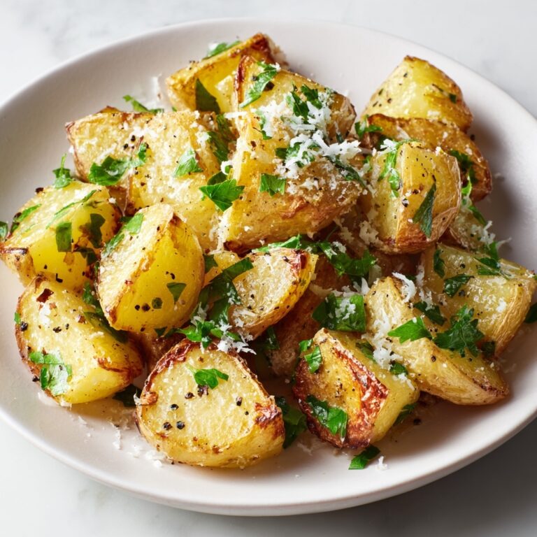 Parmesan Garlic Roasted Potatoes Recipe