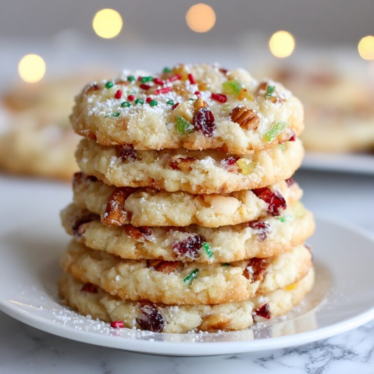 Easy Christmas Fruitcake Cookies Recipe
