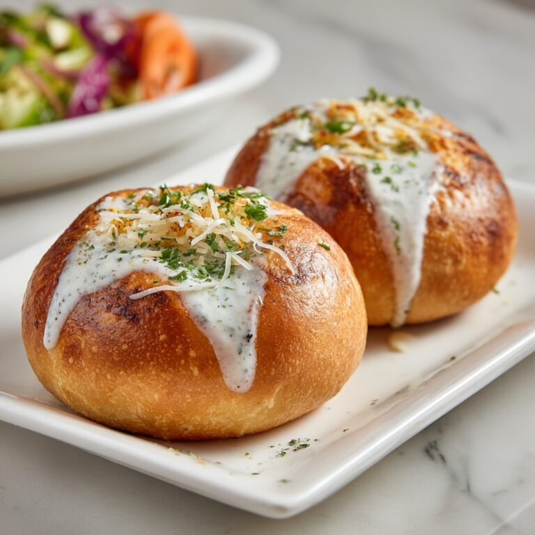 Creamy Chicken-Garlic Puff Pastry Bundles Recipe
