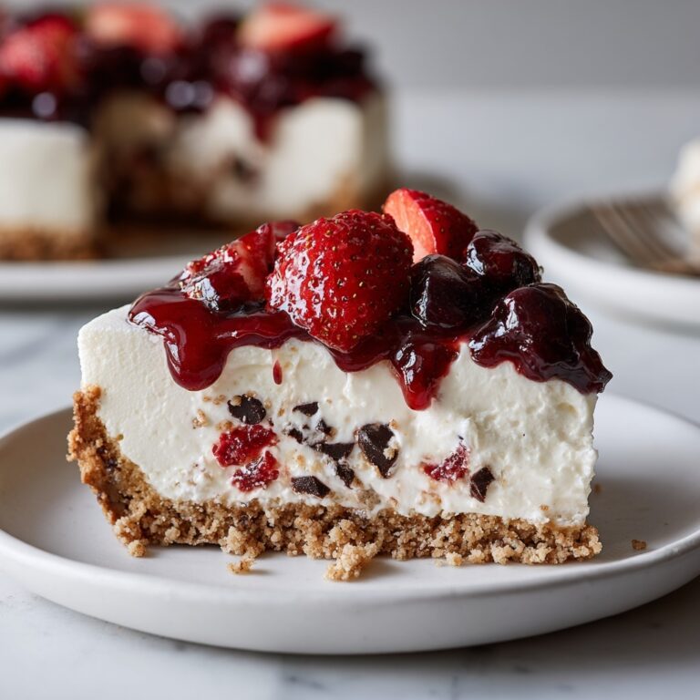 No Bake Easy Cherry Chocolate Chip Pie You Can’t Resist Recipe