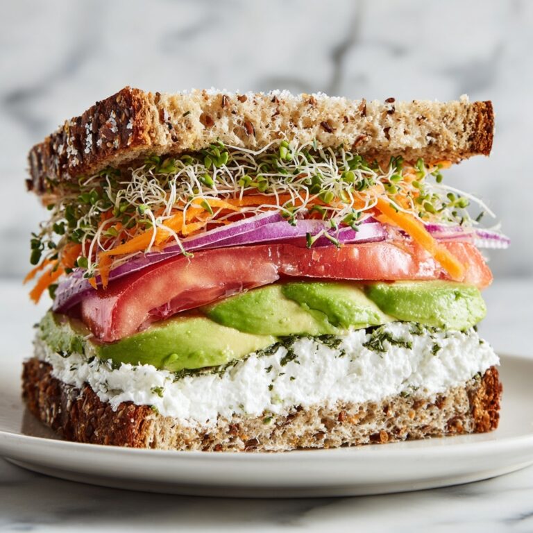 Garden Fresh Veggie Sandwich Recipe