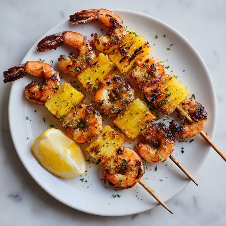 Grilled Shrimp Pineapple Skewers Recipe