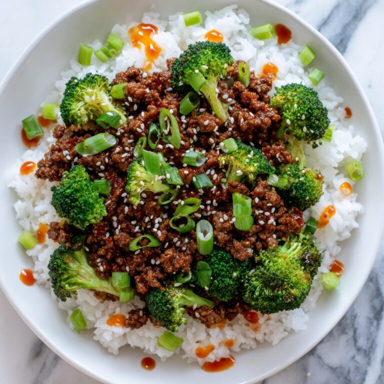 Teriyaki Ground Beef and Broccoli with Yum Yum Sauce Recipe