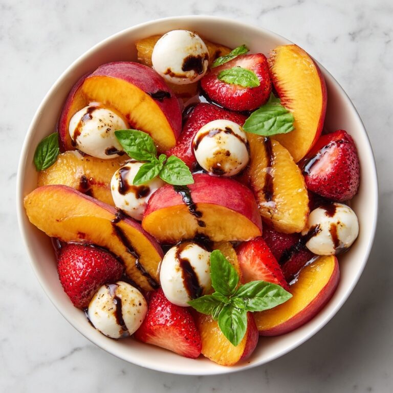 Summer Fruit Caprese Salad: 7 Delightful Flavors Await Recipe