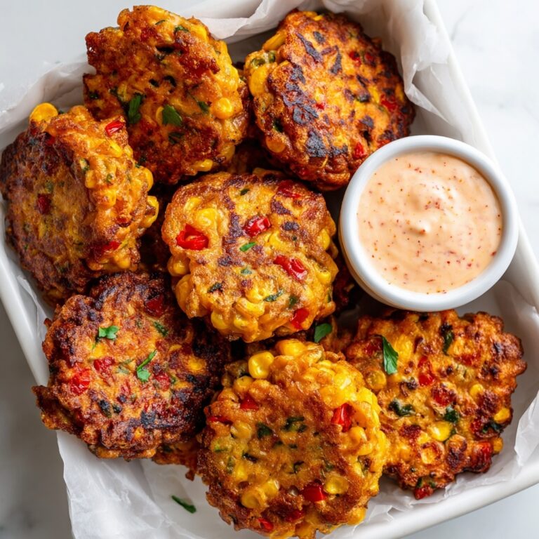 Tomato Fritters with Creamy Dipping Sauce Recipe