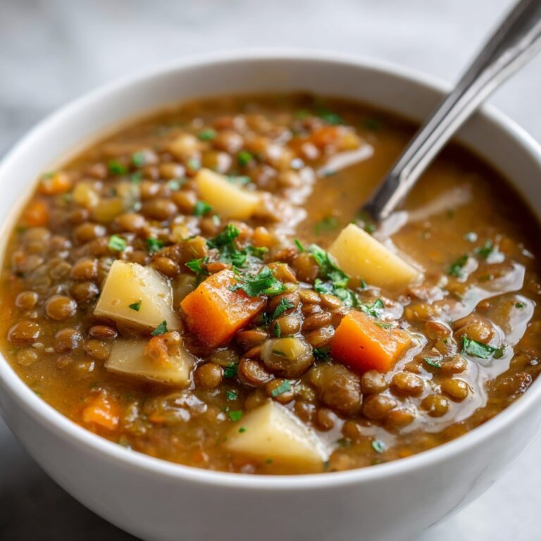 Carrot and Lentil Soup with Smoked Ham Hocks Recipe
