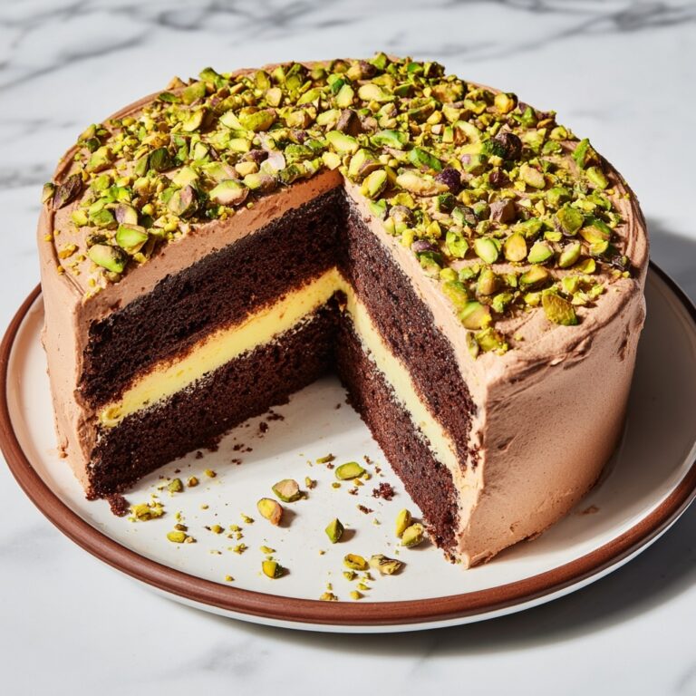 Dubai Chocolate Pistachio Cake Recipe