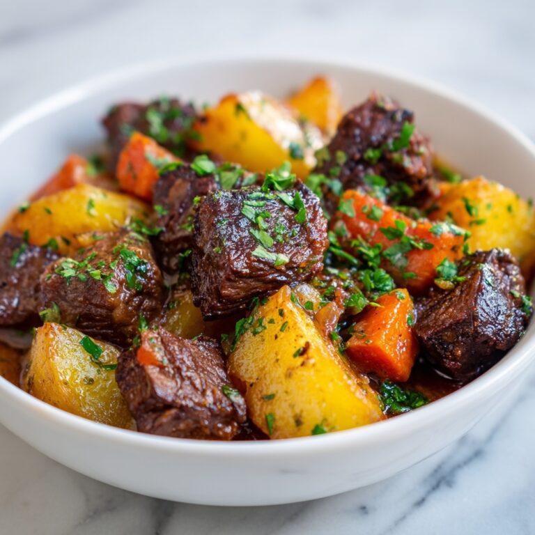 Crockpot Loaded Steak and Potato Bake Recipe