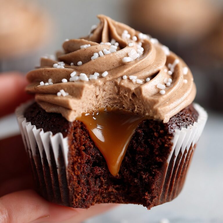 Salted Caramel Lava Cupcakes Recipe