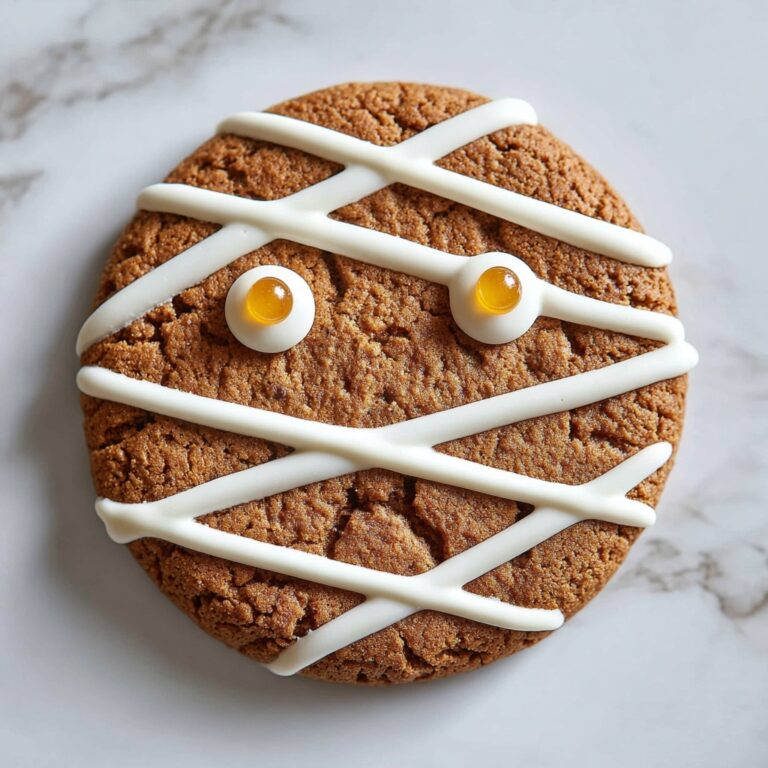 Fudgy Halloween Mummy Cookies Recipe