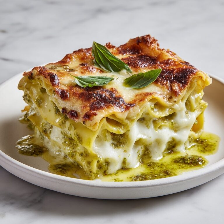 Pesto Skillet Lasagna Recipe