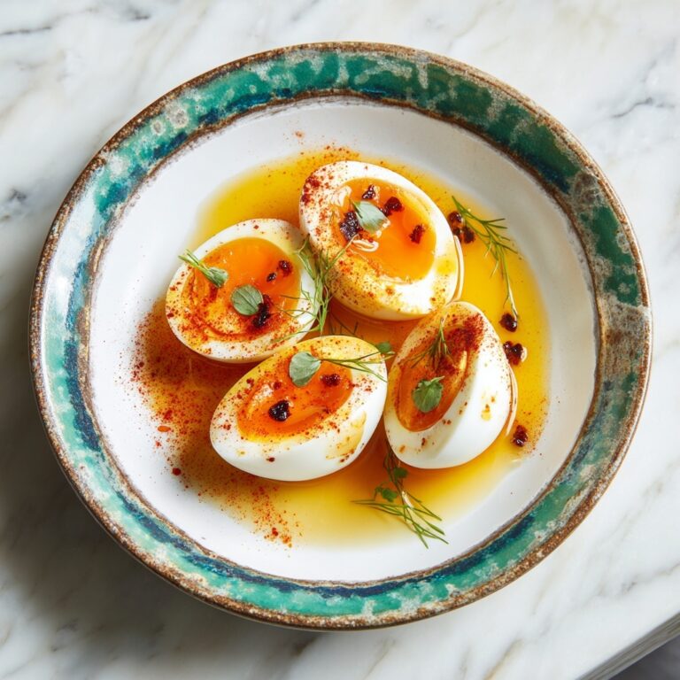 Turkish Eggs (Cilbir) with Spiced Butter and Fresh Herbs Recipe