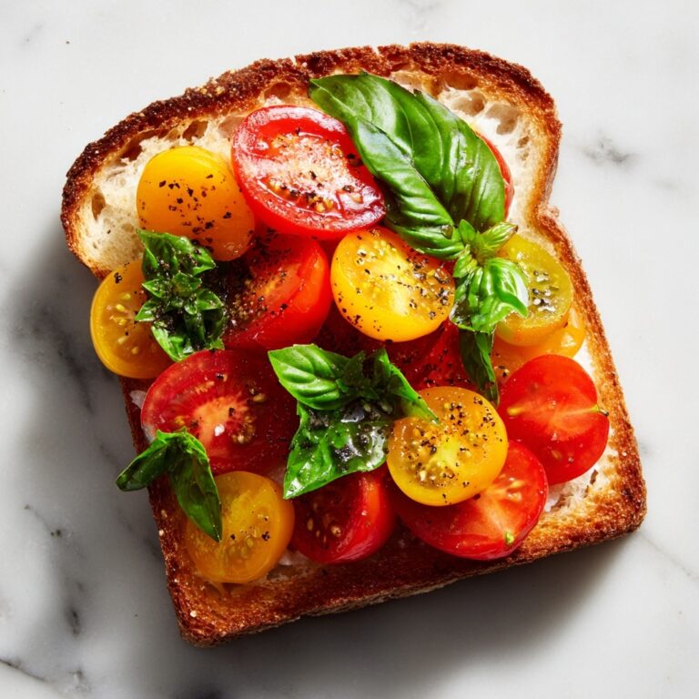 Fresh Cherry Tomato and Basil Bruschetta Recipe