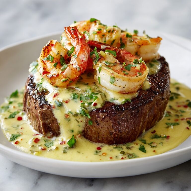 Filet Mignon with Shrimp and Lobster Recipe