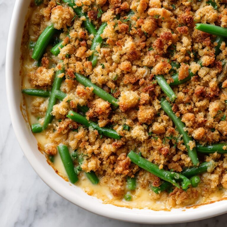 Easy Cream Cheese Green Bean Casserole Recipe