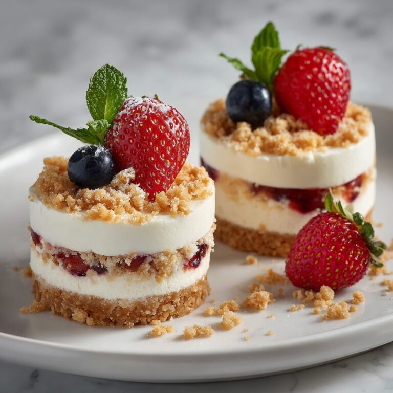 Cheesecake Cups with Fresh Berries Recipe
