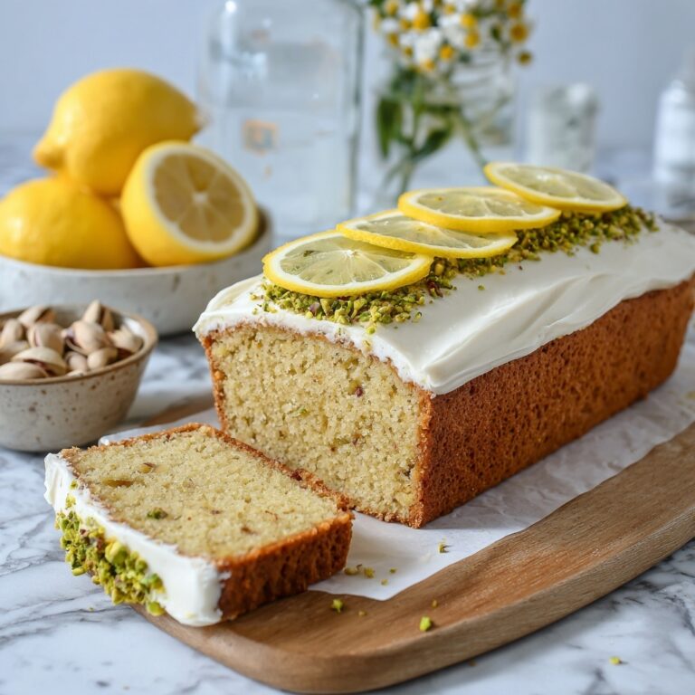 Vegan Pistachio Lemon Olive Oil Cake Recipe