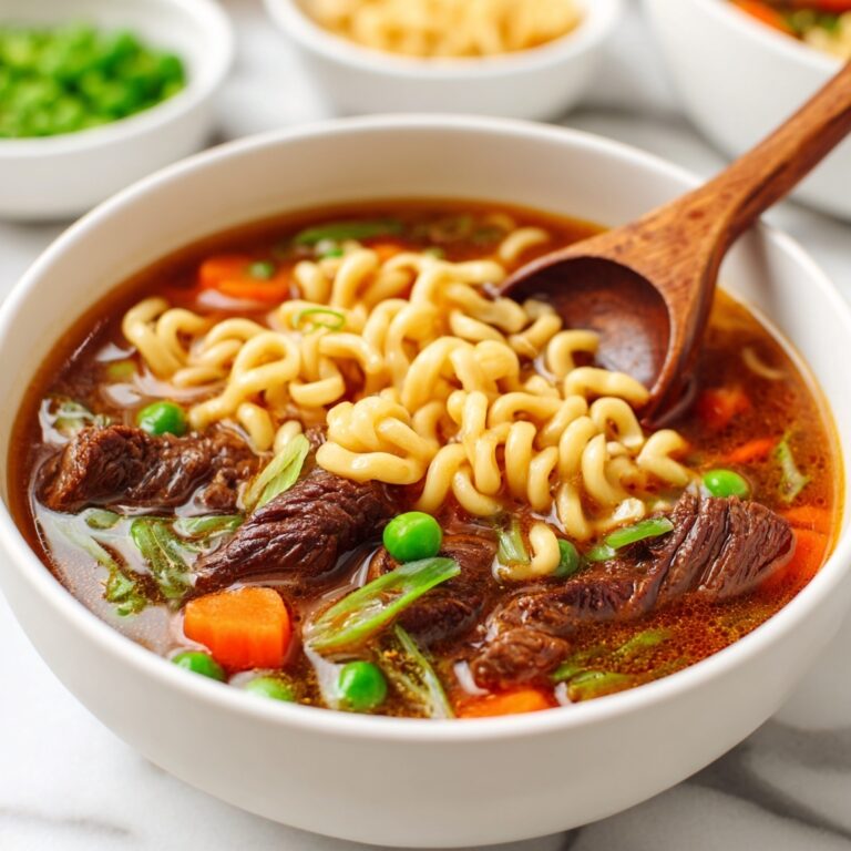 Vegetable Beef Noodle Soup Recipe