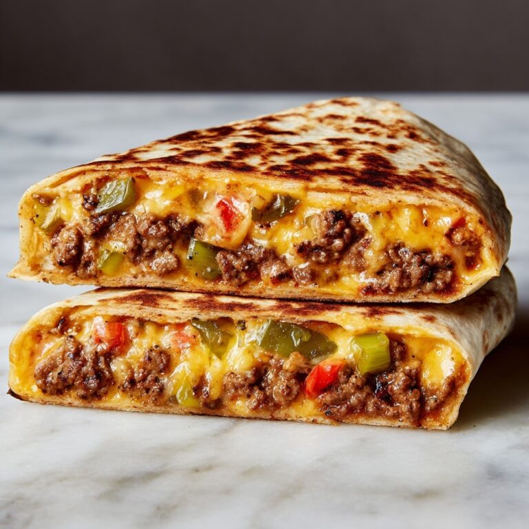 Easy Air Fryer Cheeseburger Wraps Recipe
