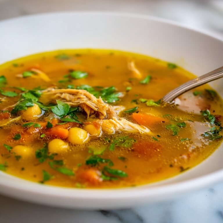 Slow Cooker Chicken & Chickpea Soup Recipe