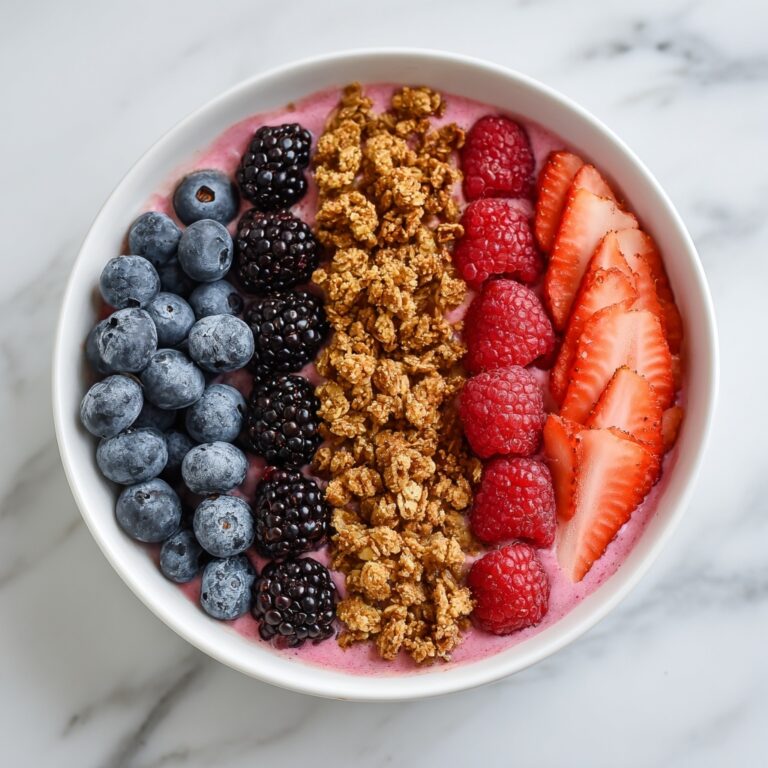 Berry Protein Smoothie Bowl Recipe for a Vibrant Morning Treat Recipe