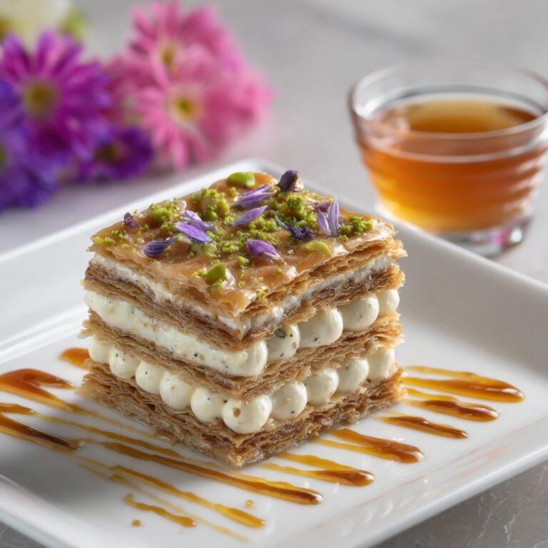 French Lavender & Honey Mille-Feuille Recipe