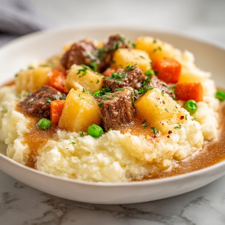 Irish Beef Stew with Mashed Potatoes Recipe