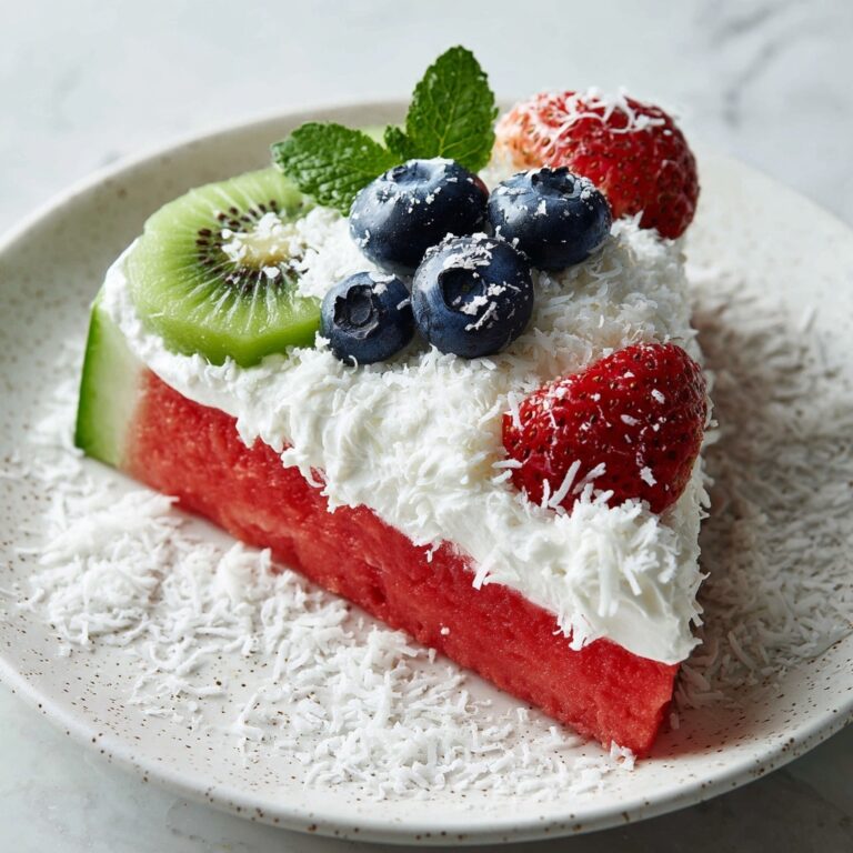 Watermelon Fruit Pizza Recipe