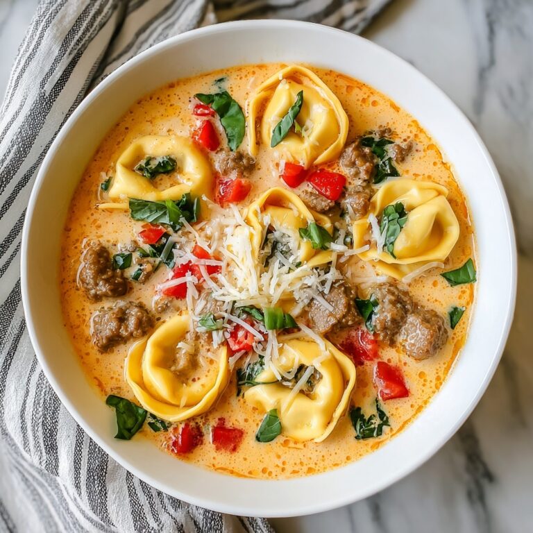 Creamy Sausage Tortellini Soup Recipe