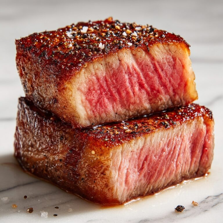 Pan-Seared New York Strip Steaks with Herb Butter Recipe