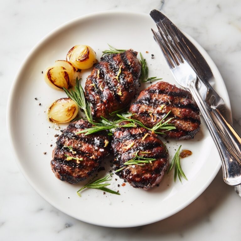 Rosemary Garlic Grilled Lamb Chops Recipe