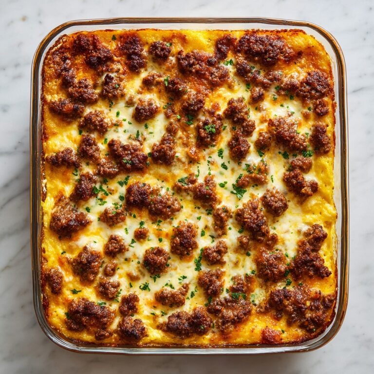 Pancake Sausage Casserole Recipe