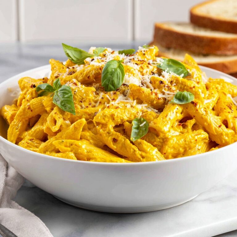 Creamy Tomato and Basil Penne Pasta Recipe