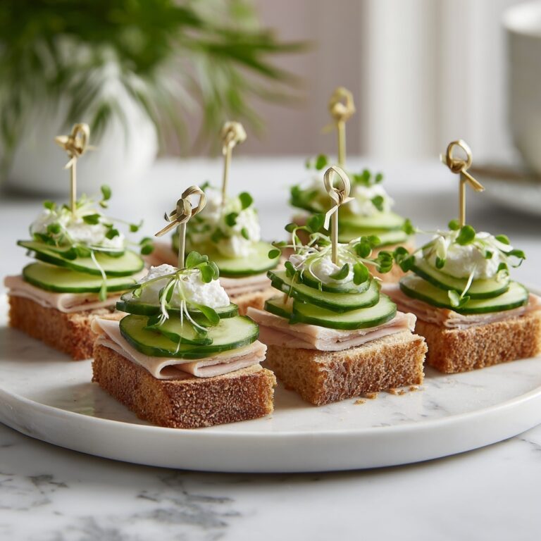 Keto Cucumber Sandwiches Recipe