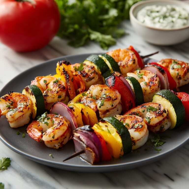 Spicy Shrimp and Veggie Skewers Recipe